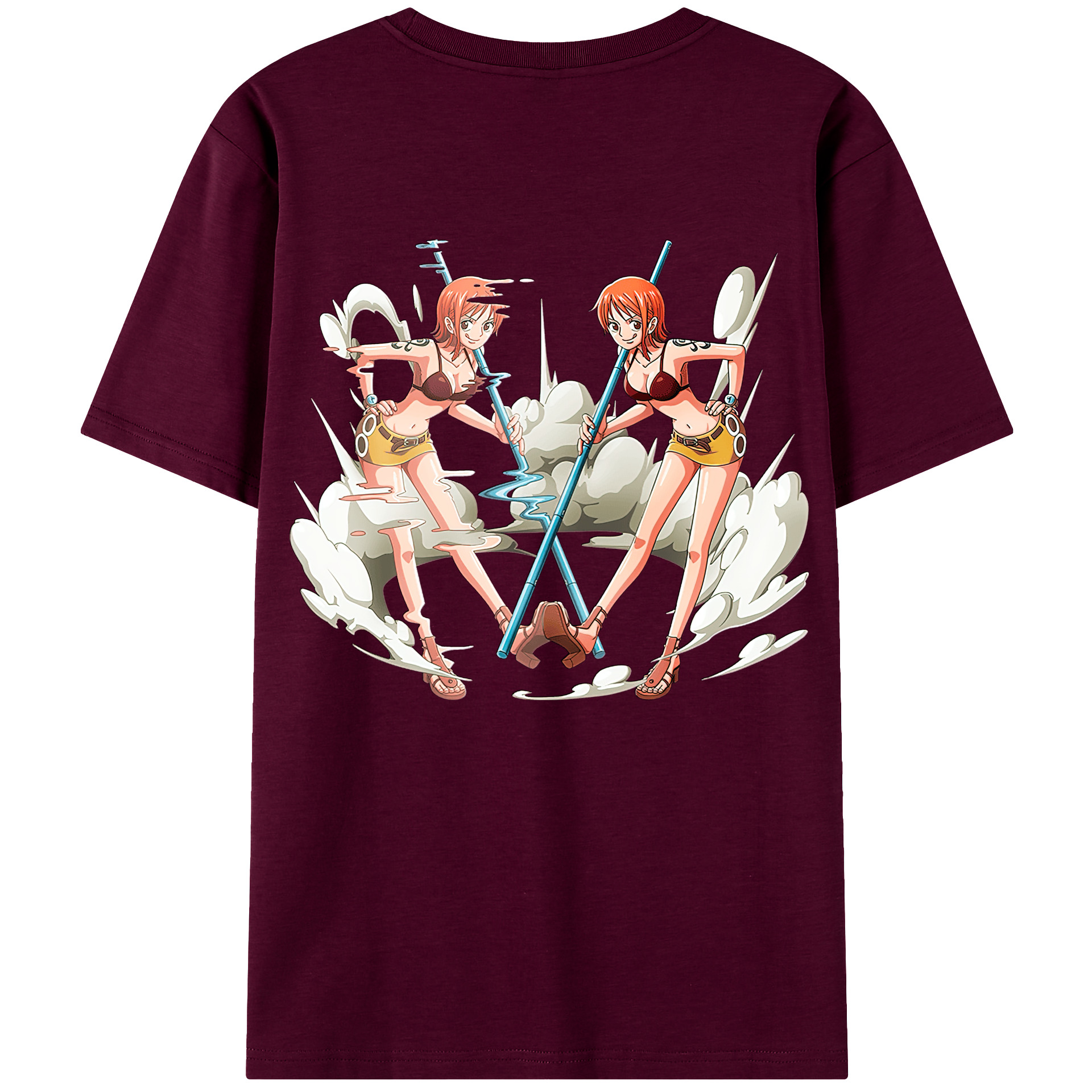 （画像用） ワンピース ナミ ONE PIECE Nami レディース半袖Tシャツ(バックプリント)